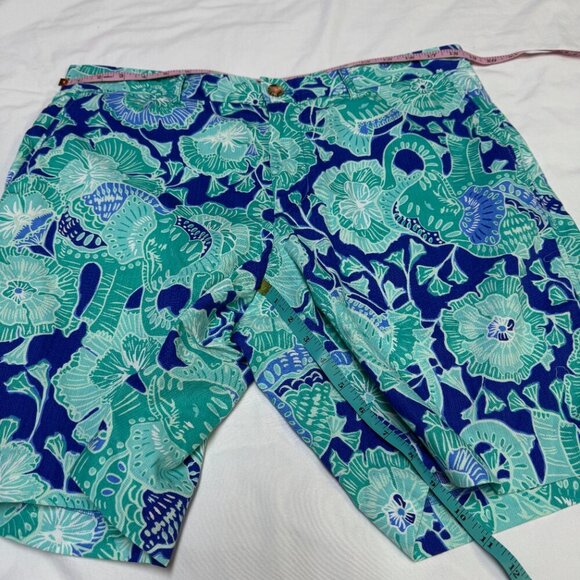 Lilly Pulitzer Men’s Beaumont 9" Shorts Mint to Be Green Size 36 EUC - Picture 8 of 10